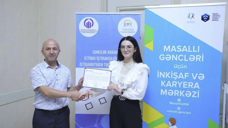 Masallıda Gənclərin ictimai iştirakçılığı adlı seminar təşkil olunub