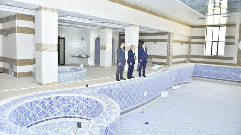 Lənkəran Peşəkar İdman Klubunun yeni idman zalının təmir və tikinti işlərinə baxış keçirilib