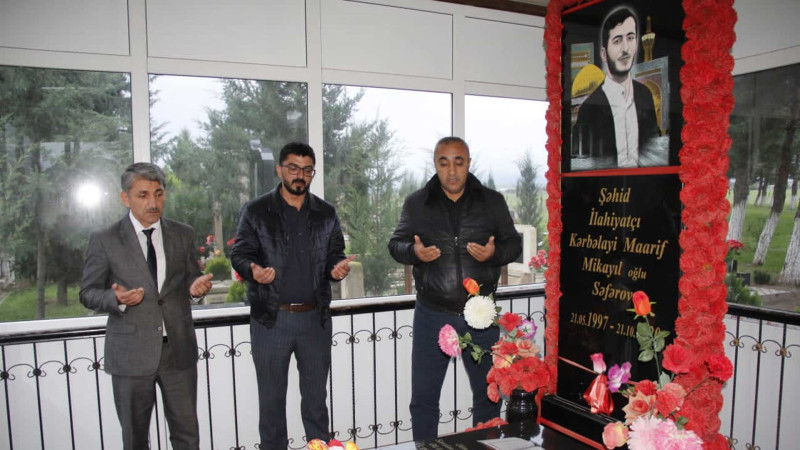 Cəlilabadda Vətən müharibəsi şəhidinin məzarına baş çəkilib