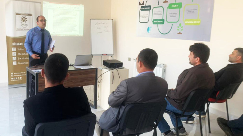 Lənkəran KOBİM aqroturizmlə məşğul olan sahibkarlar üçün tədbir keçirib
