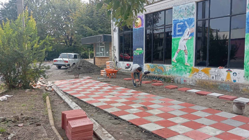 Lənkəranda yaşayış binalarının təmirinə başlanılıb
