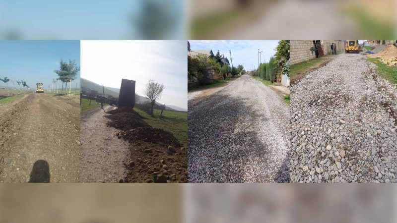 Cəlilabad rayonunda yolların təmiri davam edir
