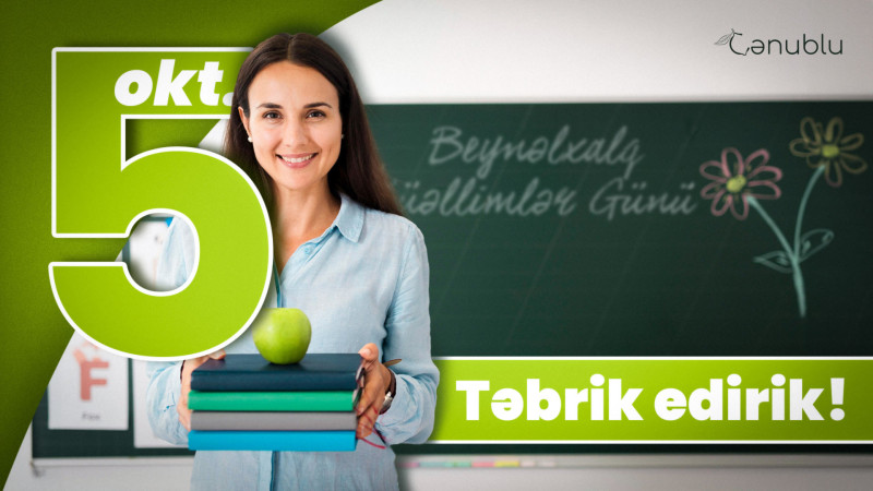 Bu gün Beynəlxalq Müəllimlər günüdür