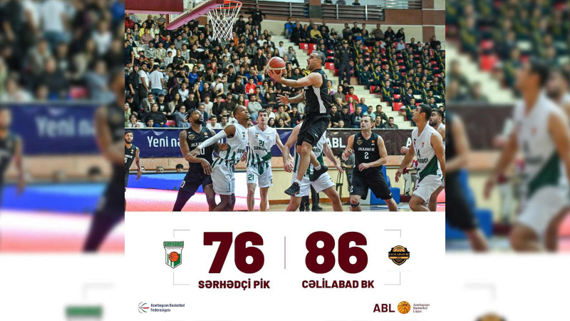 “Cəlilabad” BK “Sərhədçi” PİK-ya qalib çıxıb