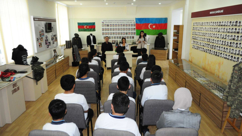 Masallıda “Zəfər tarixi” mövzusunda tarix dərsi keçirilib