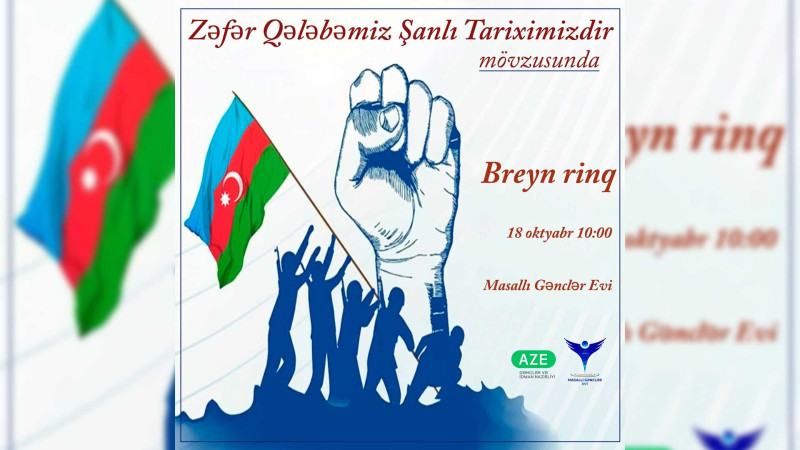 Masallıda “Zəfər qələbəmiz şanlı tariximizdir” mövzusunda bilik yarışı keçiriləcək