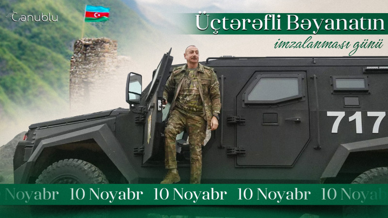 Bu gün üçtərəfli Bəyanatın imzalanmasından 3 il keçir