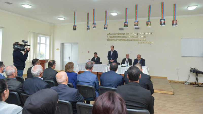 Taleh Qaraşov Səpnəkəran kənd inzibati ərazi dairəsinin sakinləri ilə görüşüb