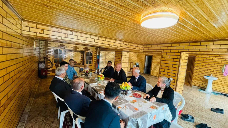 Astarada antiterror əməliyyatı zamanı yaralanmış qazimiz ziyarət olunub
