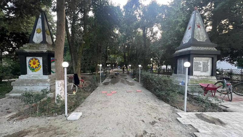Cəlilabadın Privolnoye kəndindəki park təmir olunub