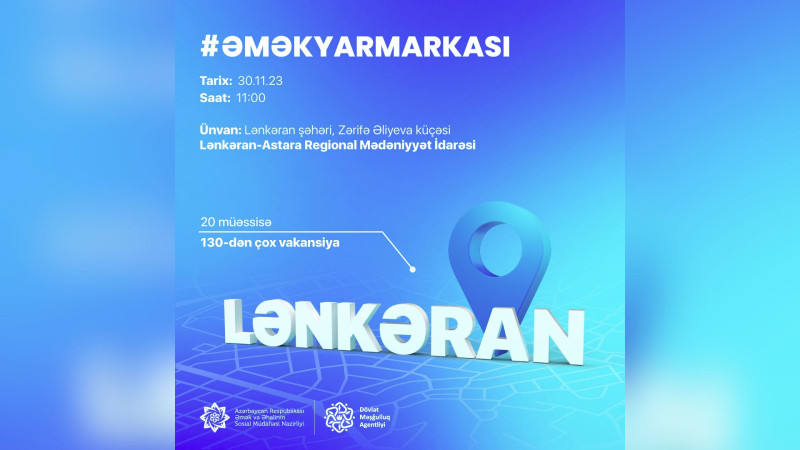 Lənkəranda əmək yarmarkası keçiriləcək