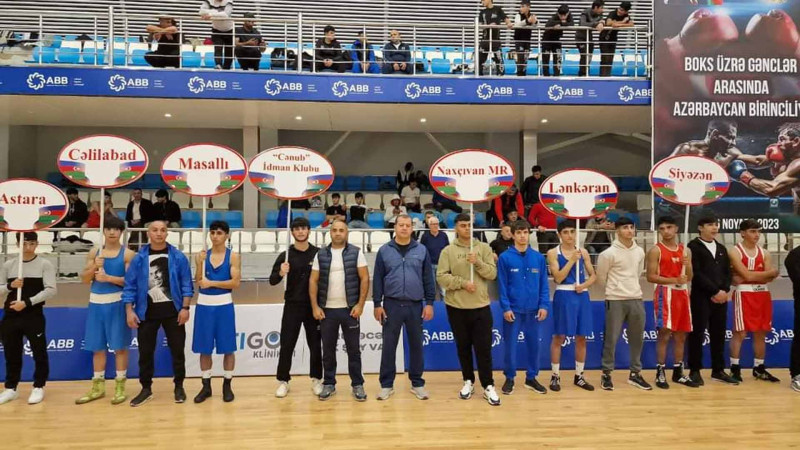 Lənkəranlı boksçular gənclər arasında ölkə birinciliyində yer tutublar