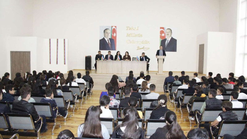 Cəlilabadda Uşaq hüquqları aylığı çərçivəsində məktəblilərlə görüşlər davam edir