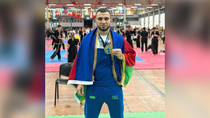 Cəlilabadlı kunq-fuçu Dünya Çempionatında qızıl medal qazanıb