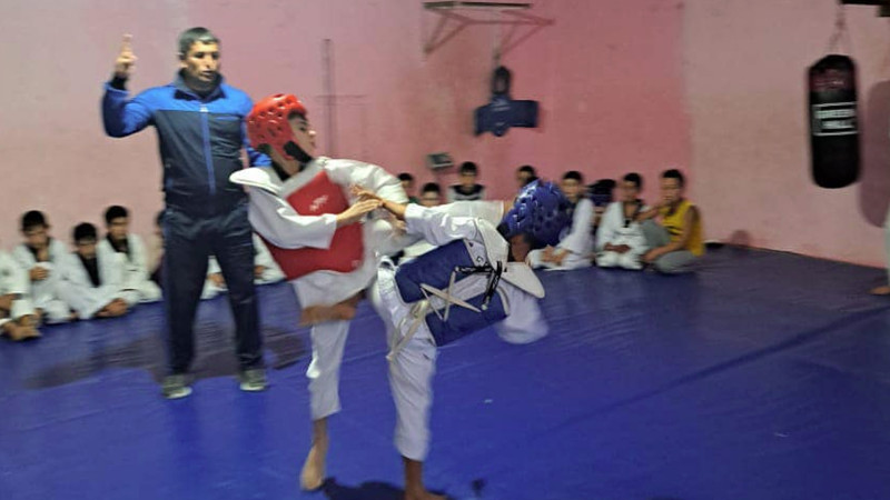 Cəlilabadda taekvondoçular arasında yarış baş tutub