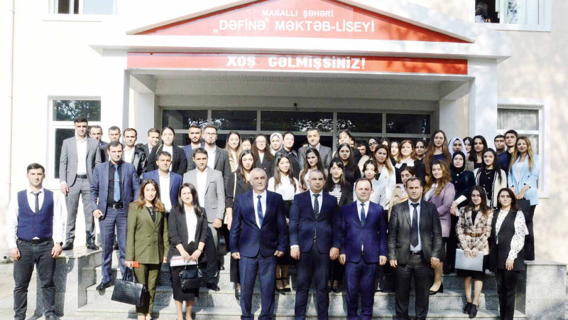 Masallıda gənc müəllimlərlə görüş keçirilib