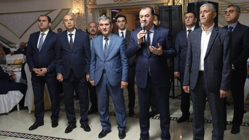 Taleh Qaraşov şəhid qardaşının toyunda iştirak edib