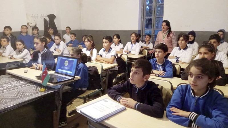 Lənkəranda məktəblilər üçün maarifləndirici tədbir baş tutub