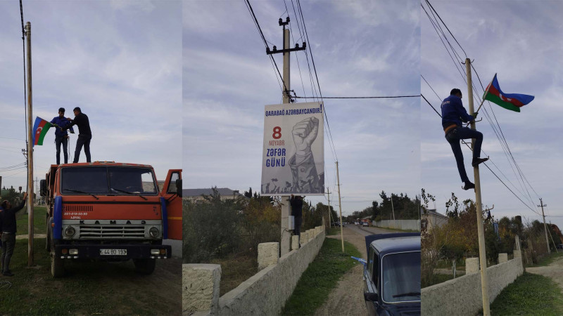 Masallının Xırmandalı kəndində Zəfər Günü ilə bağlı hazırlıqlar başlayıb