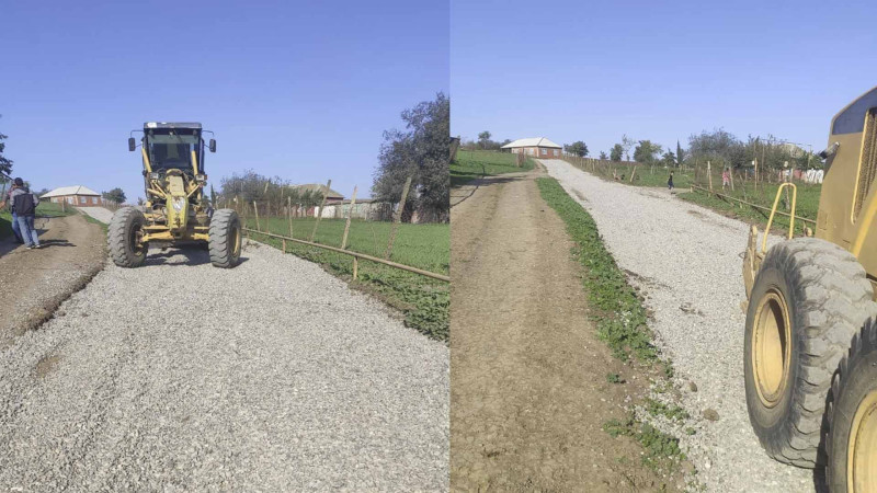 Abazallı-Məmmədcanlı kəndarası avtomobil yolu təmir olunub