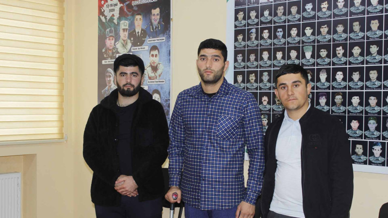 Masallıda Vətən müharibəsi qaziləri ilə görüş keçirilib