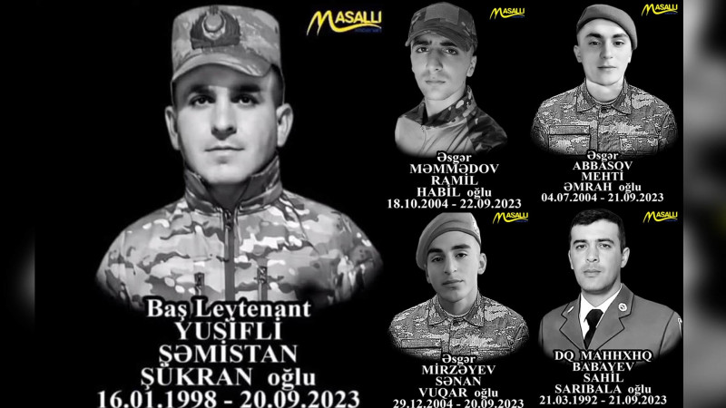 Antiterror əməliyyatında şəhid olmuş masallılı şəhidlərimiz təltif olunublar
