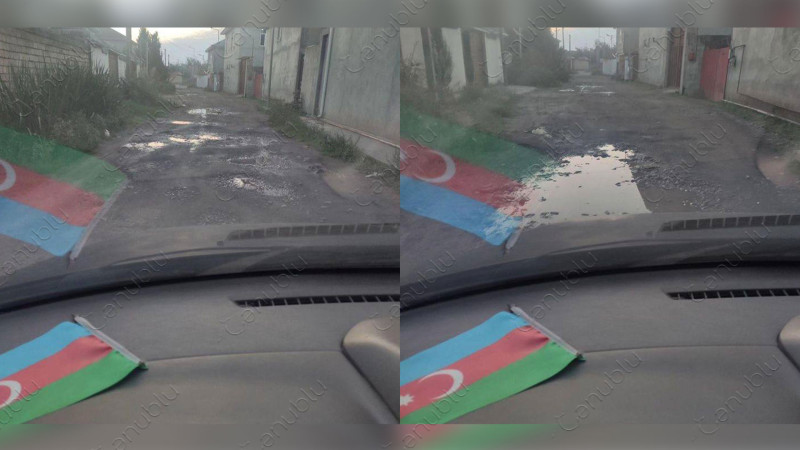 Lənkəran: 18-ci məhəllənin yolu sakinləri narahat edir