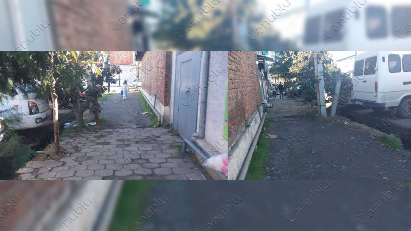 Lənkəranın mərkəzində natamam təmir olunmuş piyada səkisi sakinləri narahat edir