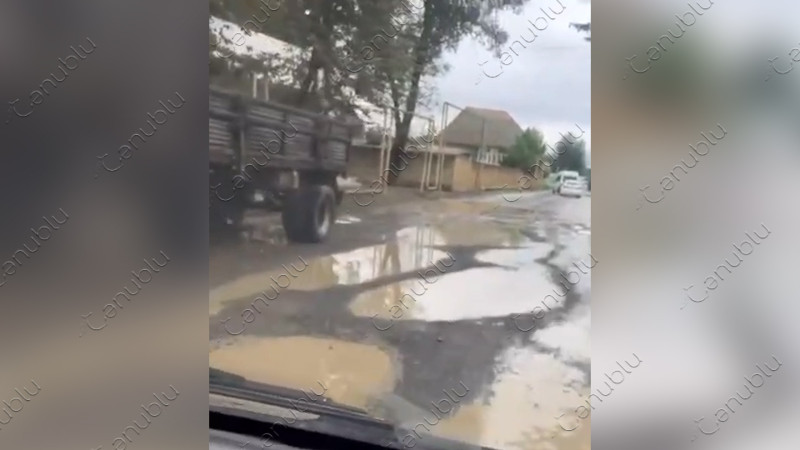 Lənkəranın Tükəvilə kəndinin yolu bərbad vəziyyətdədir