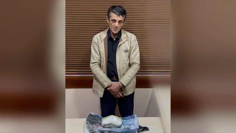 Lənkəran rayon sakinində külli miqdarda narkotik aşkarlanıb