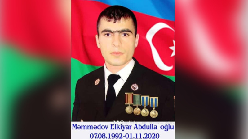 Bu gün Vətən müharibəsi şəhidi Elkiyar Məmmədovun anım günüdür