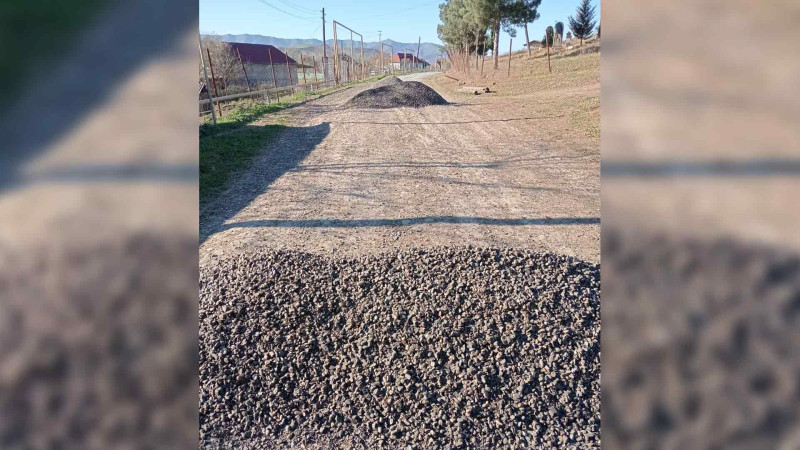 Cəlilabadın Zopun kəndinin yolları təmir olunub