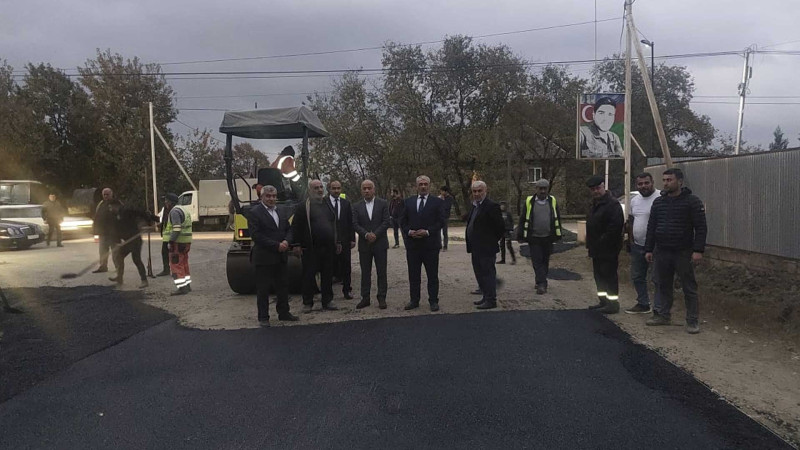 Araz Əhmədov Masallıda həyata keçirilən abadlıq-quruculuq işləri ilə tanış olub