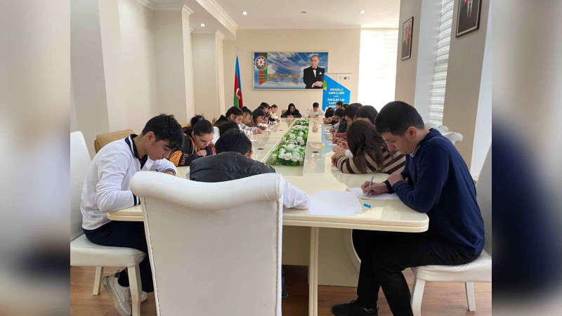Masallıda “Heydər Əliyev ili” çərçivəsində məktəblilər arasında müsabiqə keçirilib