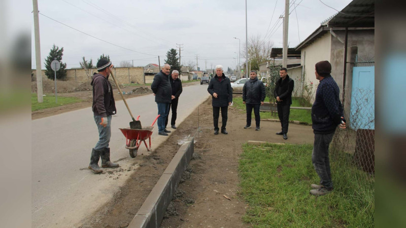 Rafiq Cəlilov rayonda aparılan abadlıq-quruculuq işləri ilə tanış olub