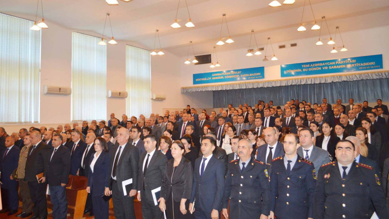 Astarada “Heydər Əliyev İli”nin yekunlarına həsr edilmiş yığıncaq keçirilib