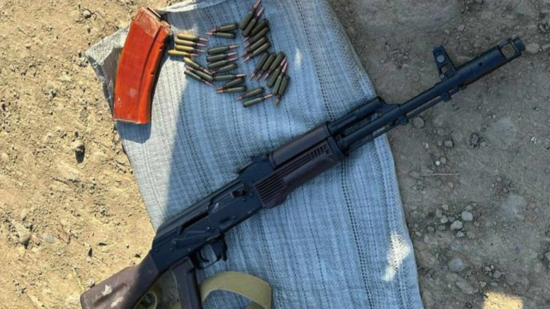 Masallıda Kalaşnikov tapılıb