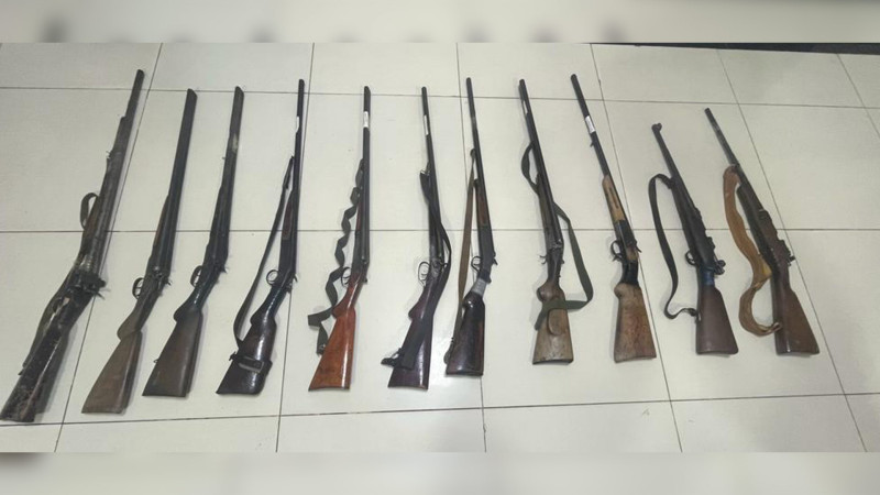 Cəlilabadda 11 nəfər qanunsuz ov silahlarını könüllü təhvil verib
