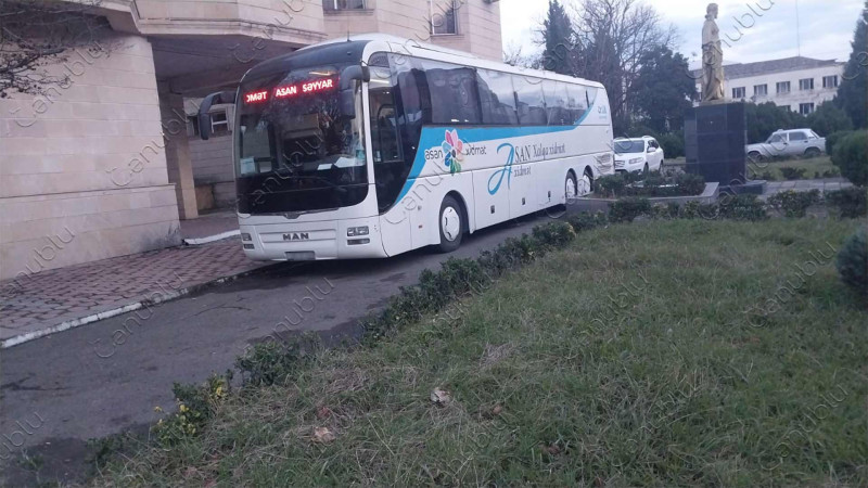 Masallı Səyyar “ASAN Xidmət” avtobusu Lənkəranda