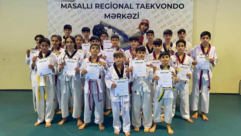 Masallıda 50 taekvondoçu qüvvəsini sınayıb