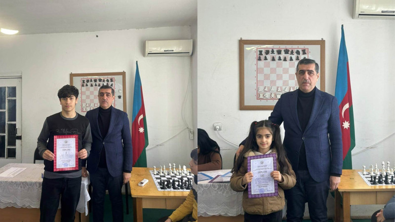 Şahmat idman növü üzrə rapid turnirinin qalibləri müəyyən olub