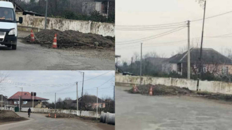 Astaranın bu ərazisində yol təhlükə yaradır