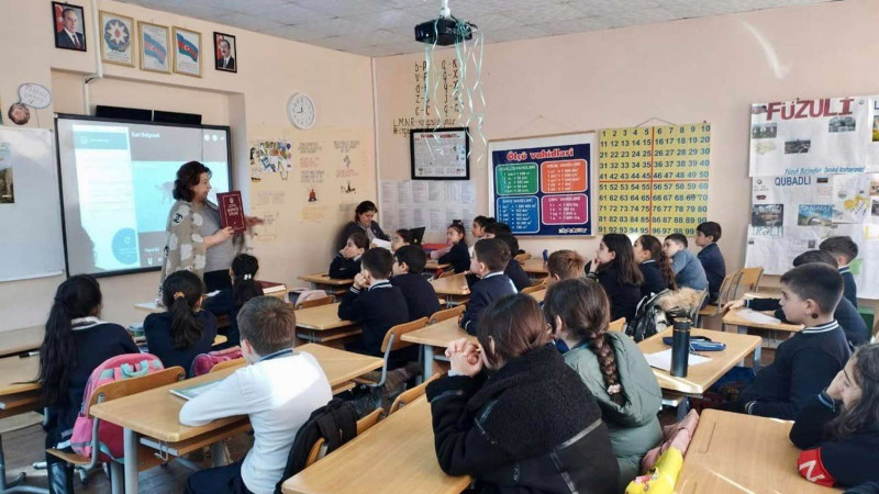 Lənkəranda məktəblilər üçün ətraf mühit ilə bağlı görüş təşkil edilib