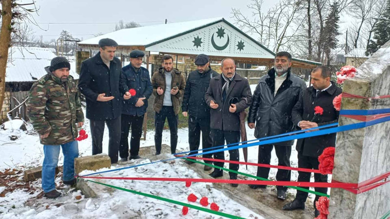 Lənkəranlı şəhid Məmməd Qarayevin məzarı ziyarət olunub