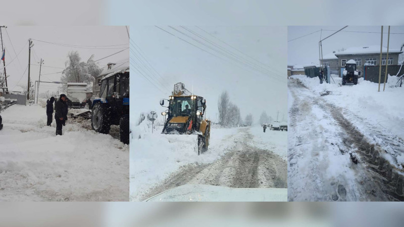 Masallıda yollar qardan təmizlənib