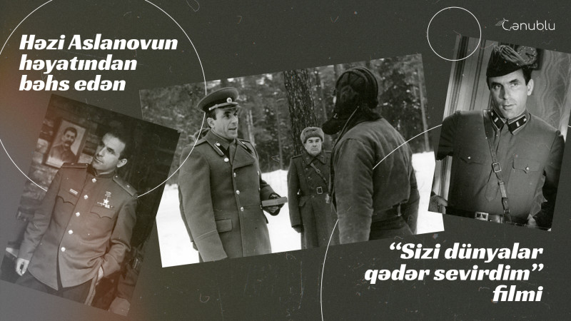 Həzi Aslanovun həyatından bəhs edən “Sizi dünyalar qədər sevirdim” filmi