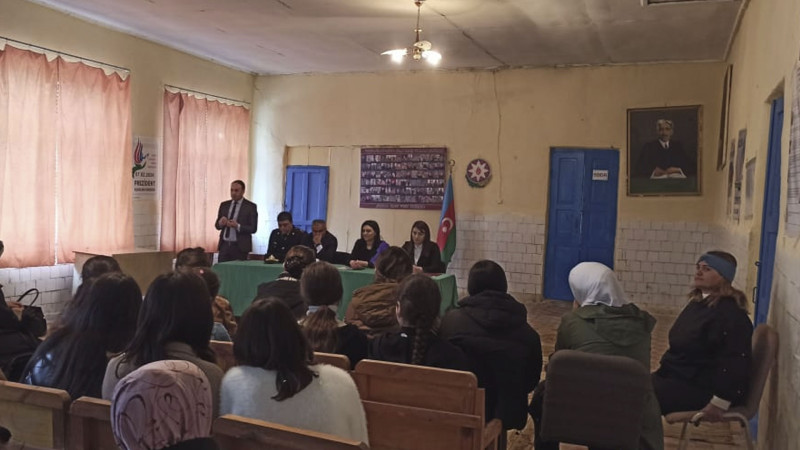 Cəlilabadda Gələcəyimizi birlikdə düşünək, narkomaniyaya “yox” deyək adlı tədbir keçirilib