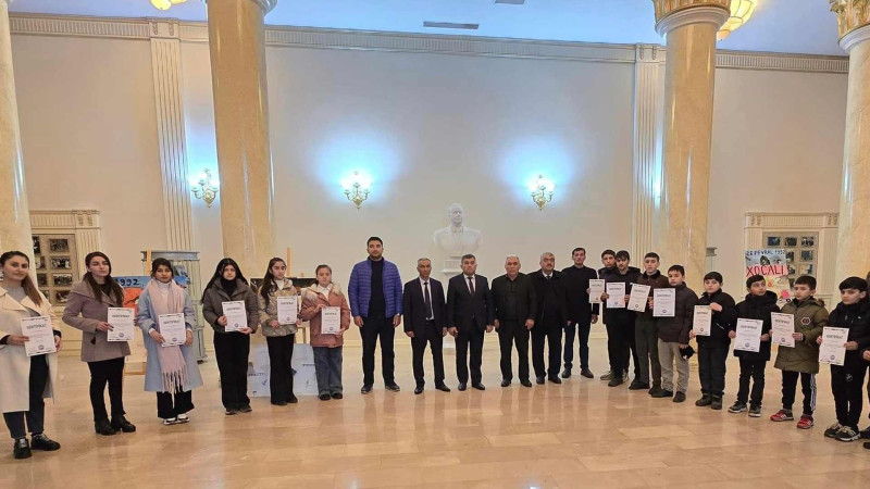 Cəlilabadda Xocalı faciəsinə həsr olunmuş rəsm sərgisi baş tutub