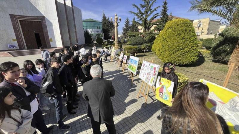 Cəlilabadda narkomaniya mövzusunda sərgi baş tutub