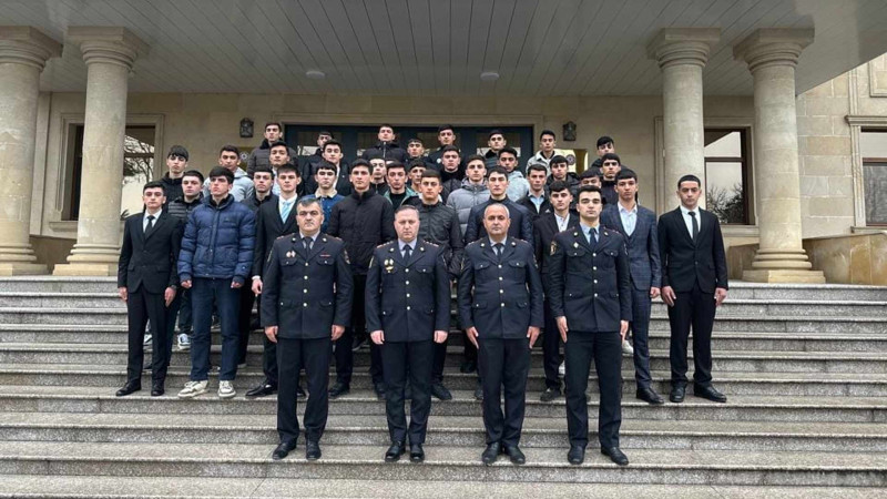 Masallıda Polis Akademiyasına qəbul üçün müraciət edənlərlə görüş keçirilib